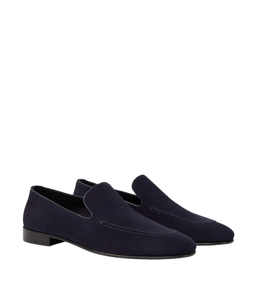 Manolo Blahnik Truro suede loafers