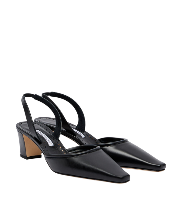 Manolo Blahnik Sapatos de salto slingback Vendona em couro