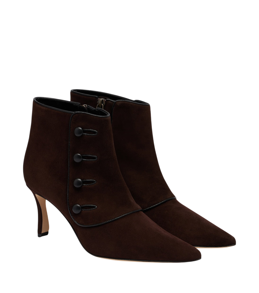 Manolo Blahnik Vivés suede ankle boots