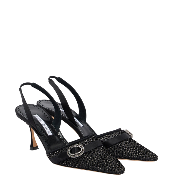 Escarpins bride arrière ornés Zutosli de Manolo Blahnik