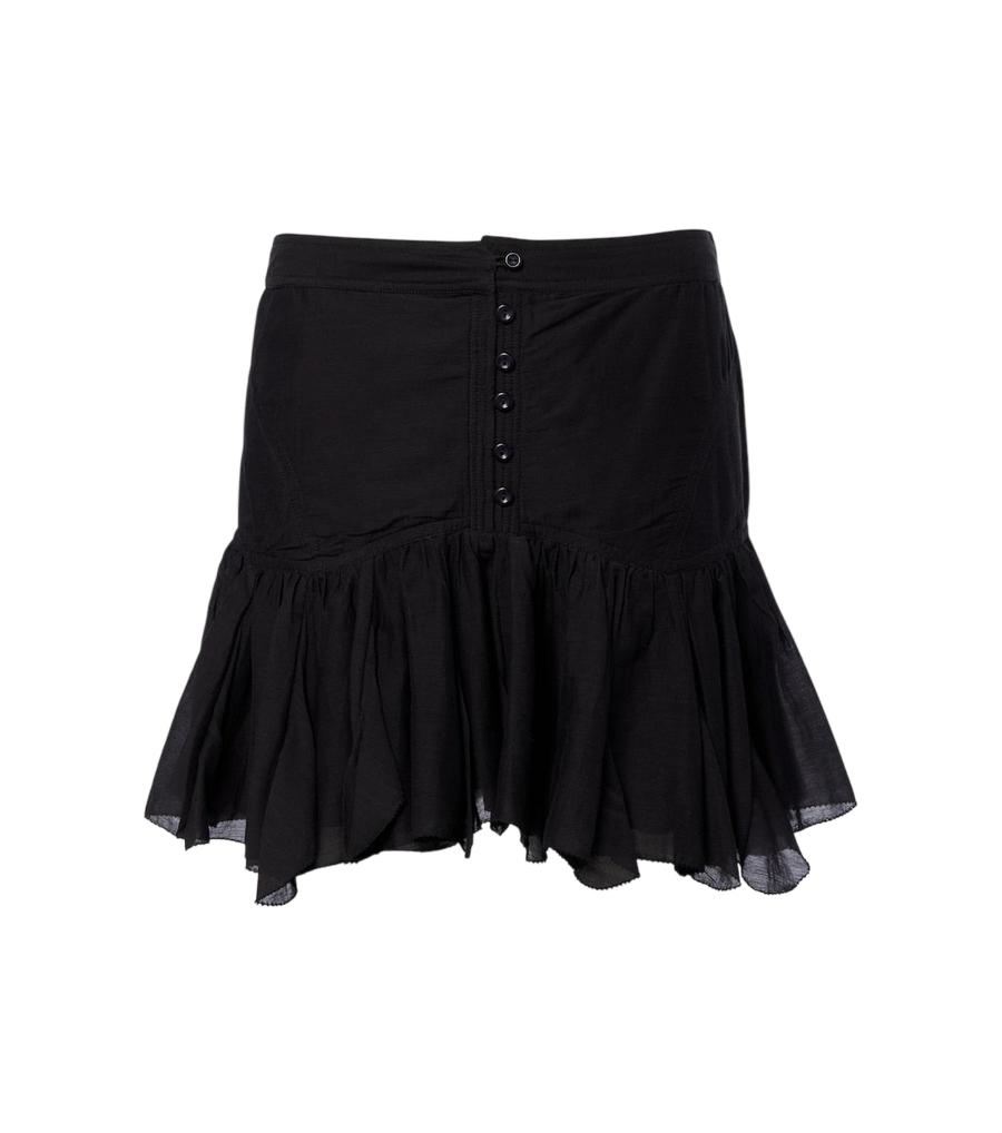 Minijupe à volants en mélange de coton Daneen de Marant Étoile