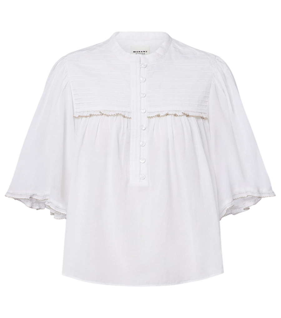 Marant Etoile Douna cotton-blend blouse