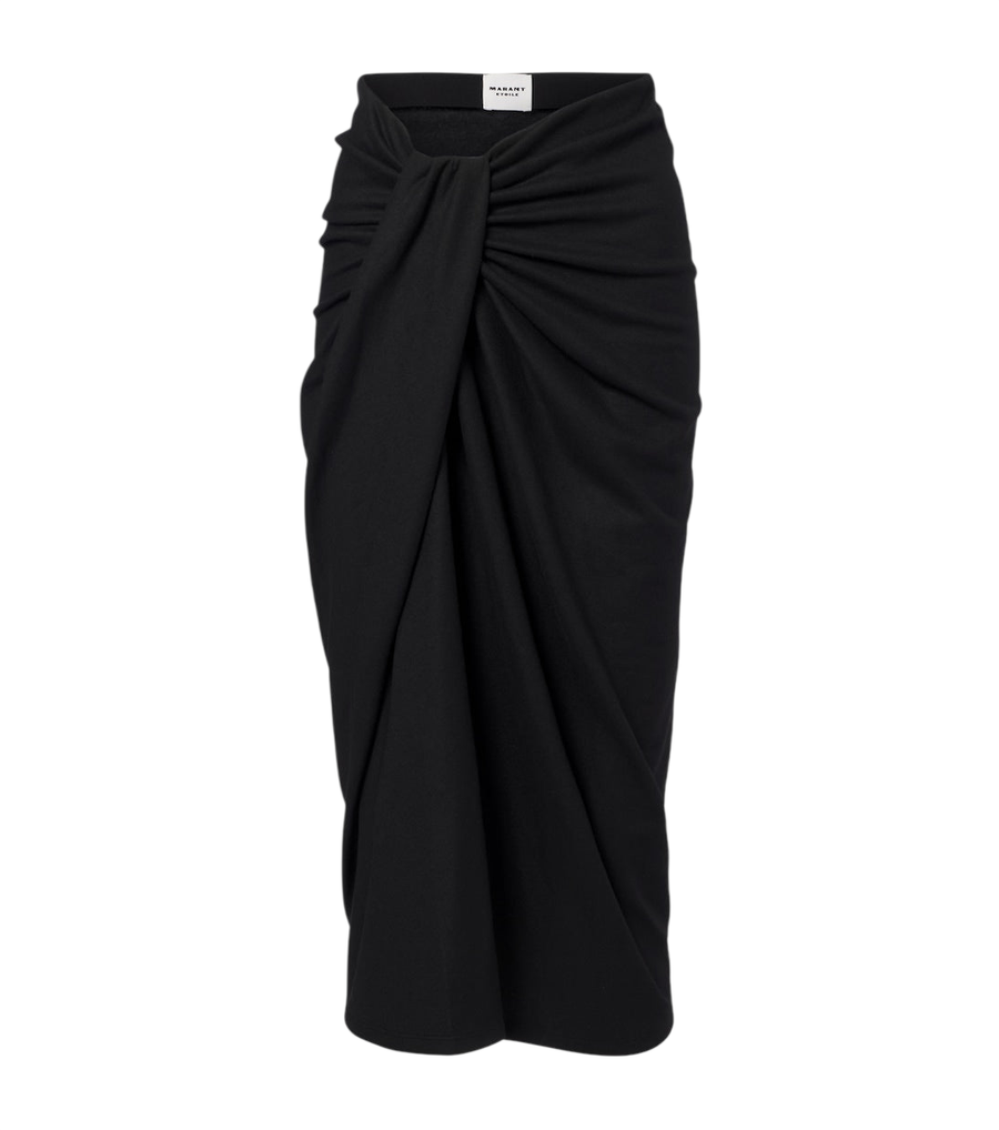 Marant Etoile Jeldia draped midi skirt