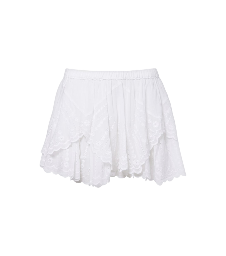 Shorts à volants en coton Layale de Marant Étoile