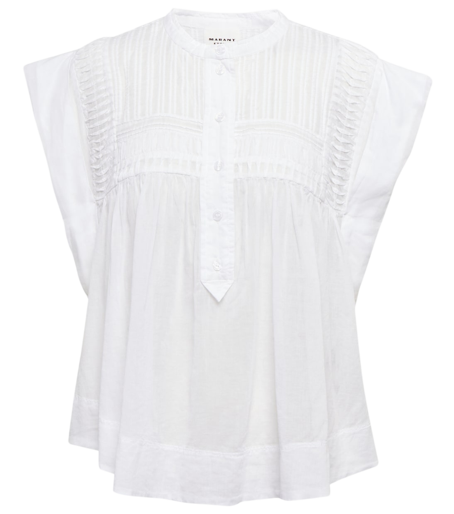 Marant Etoile Leaza cotton blouse