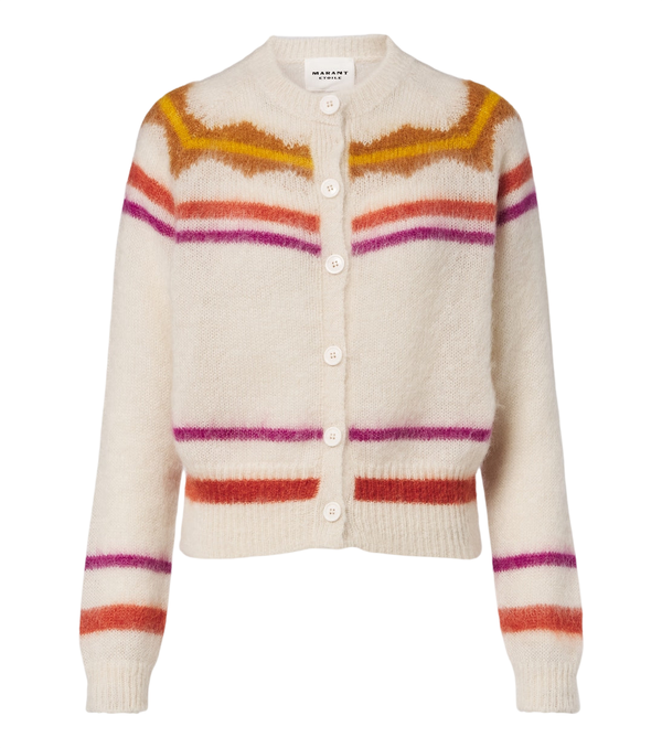 Marant Etoile Molly mohair and wool-blend cardigan