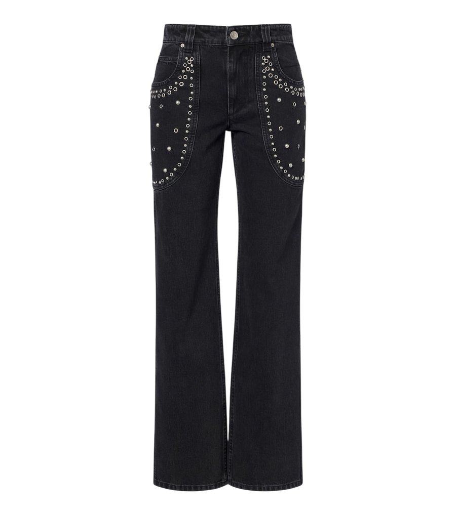 Jeans corte boot-cut con tachuelas Silka de Marant Etoile