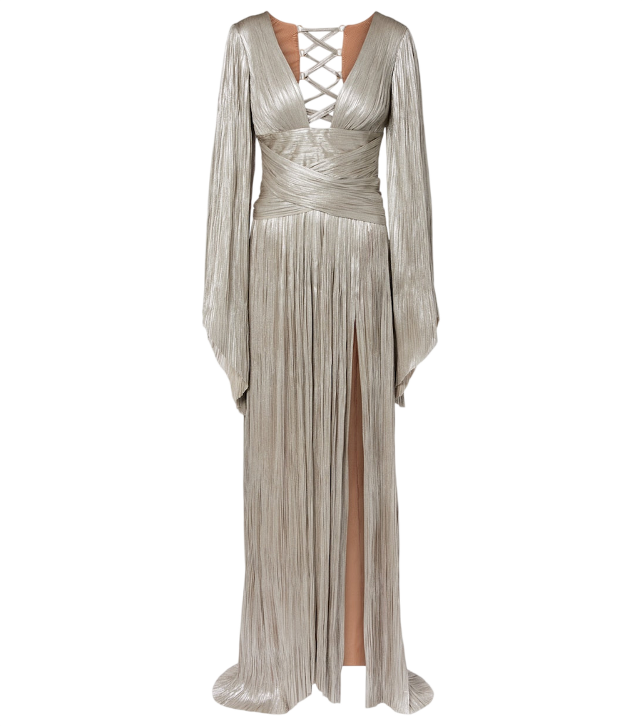 Maria Lucia Hohan Alana pleated silk tulle gown