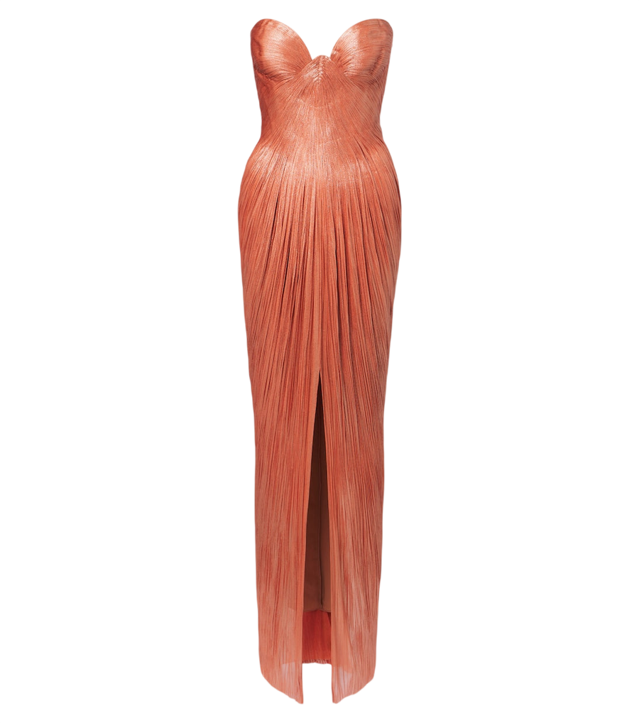 Maria Lucia Hohan Nadira silk bustier gown