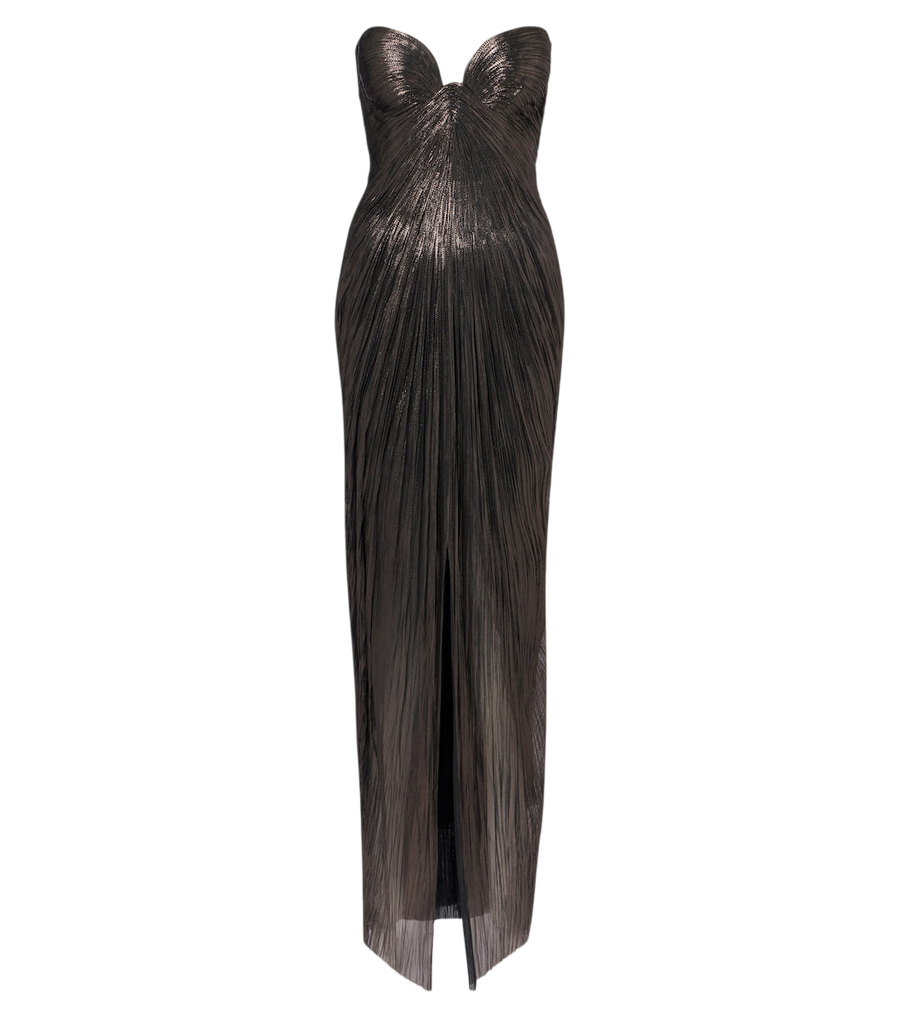 Maria Lucia Hohan Nadira silk bustier gown