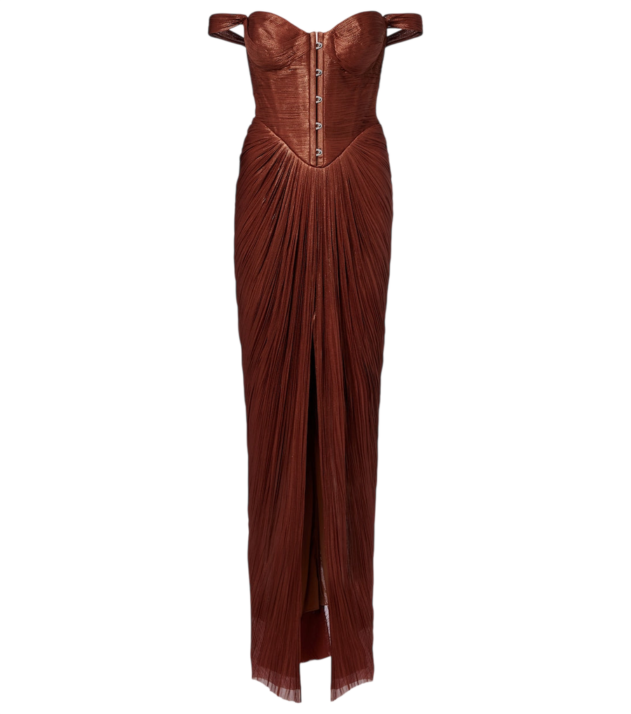 Robe bustier Susie en soie de Maria Lucia Hohan