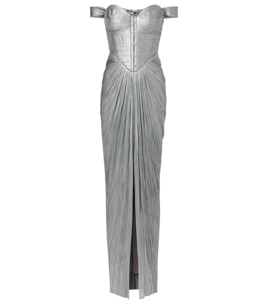 Maria Lucia Hohan Susie silk tulle bustier gown