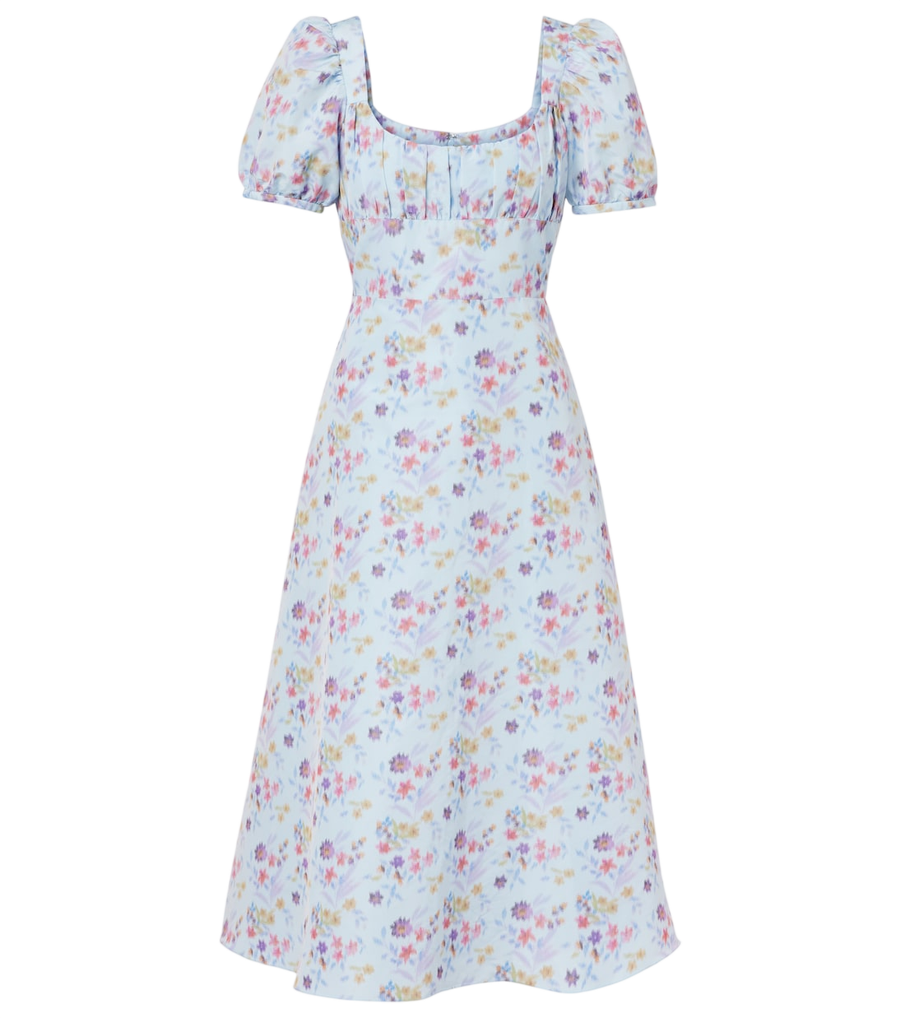 Markarian Elora floral ikat midi dress