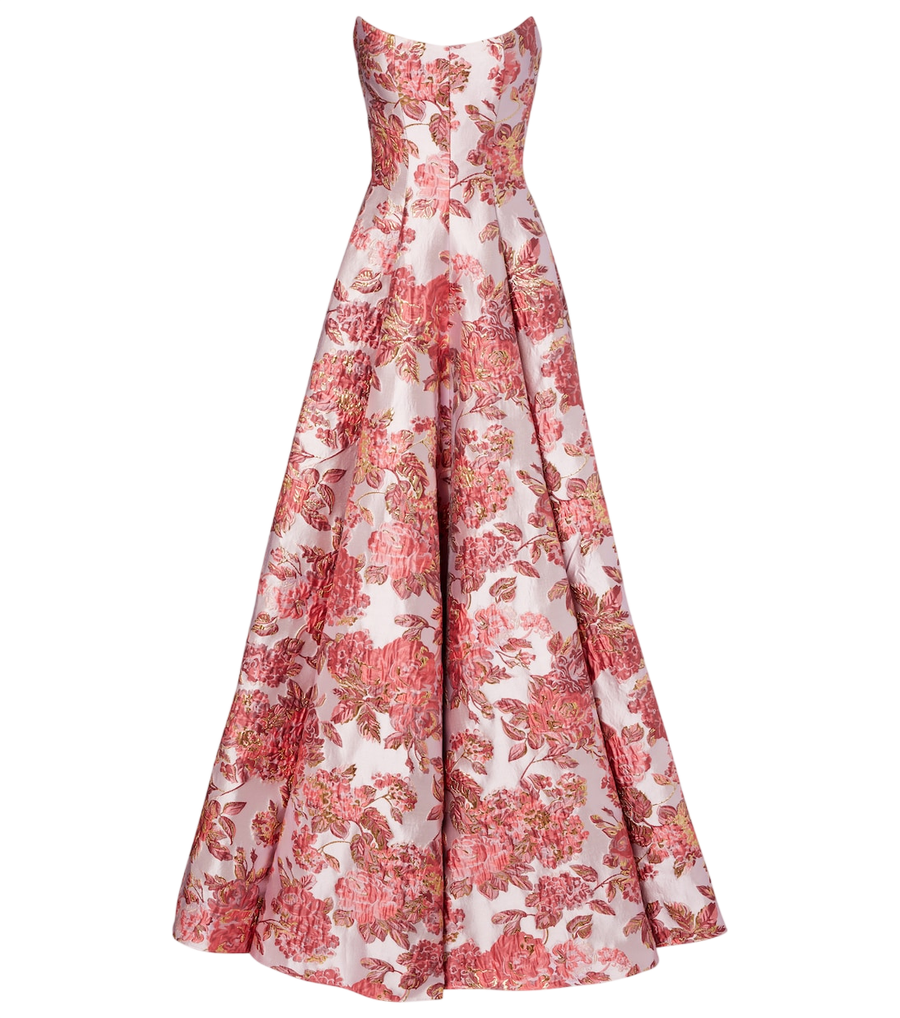 Robe en brocart floral Markarian Laila