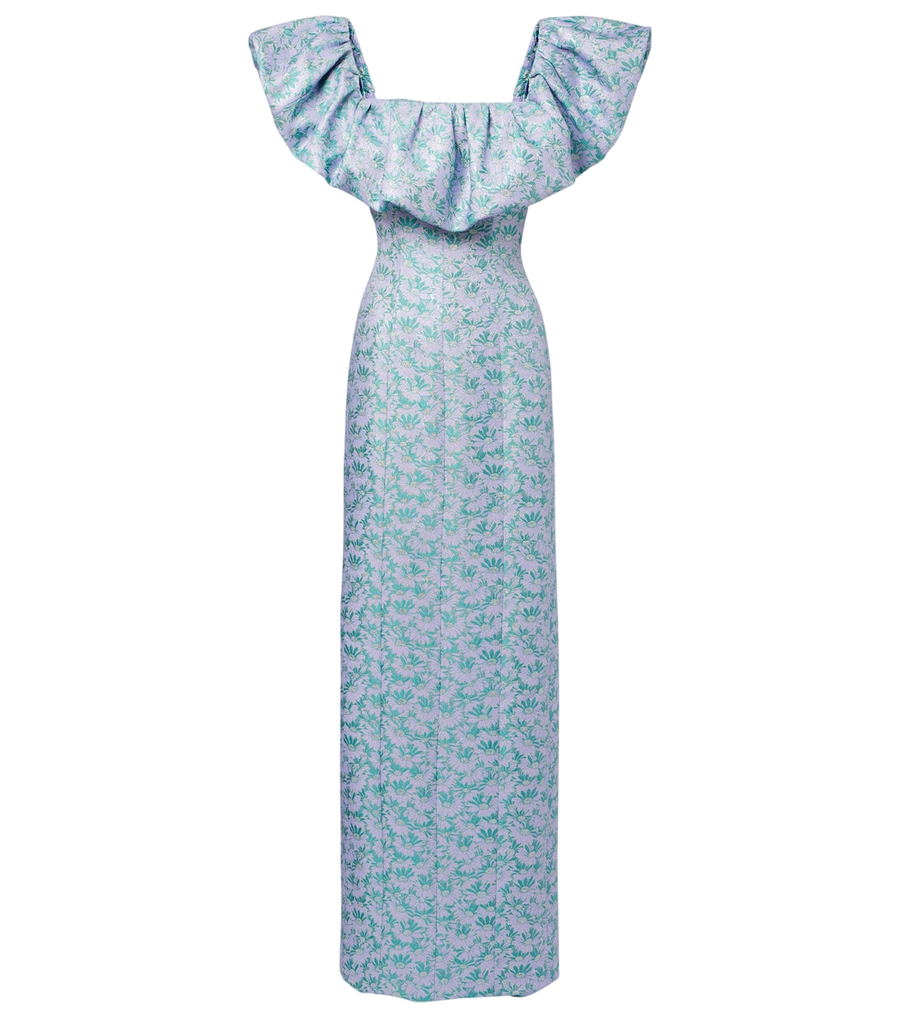Robe en brocart floral Markarian Rowan