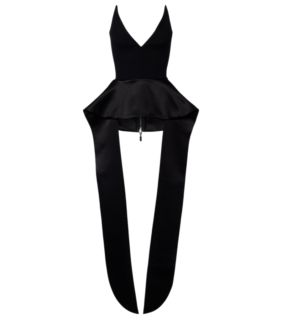 Haut péplum en satin Frame de Maticevski