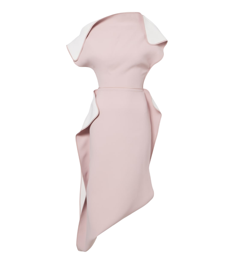 Vestido midi asimétrico drapeado Invoke de Maticevski