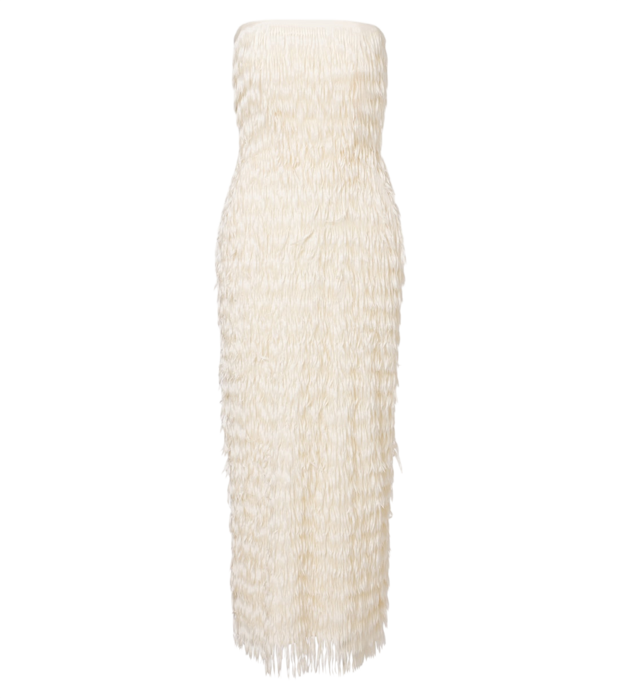 Robe bustier à franges Marigold de Maticevski