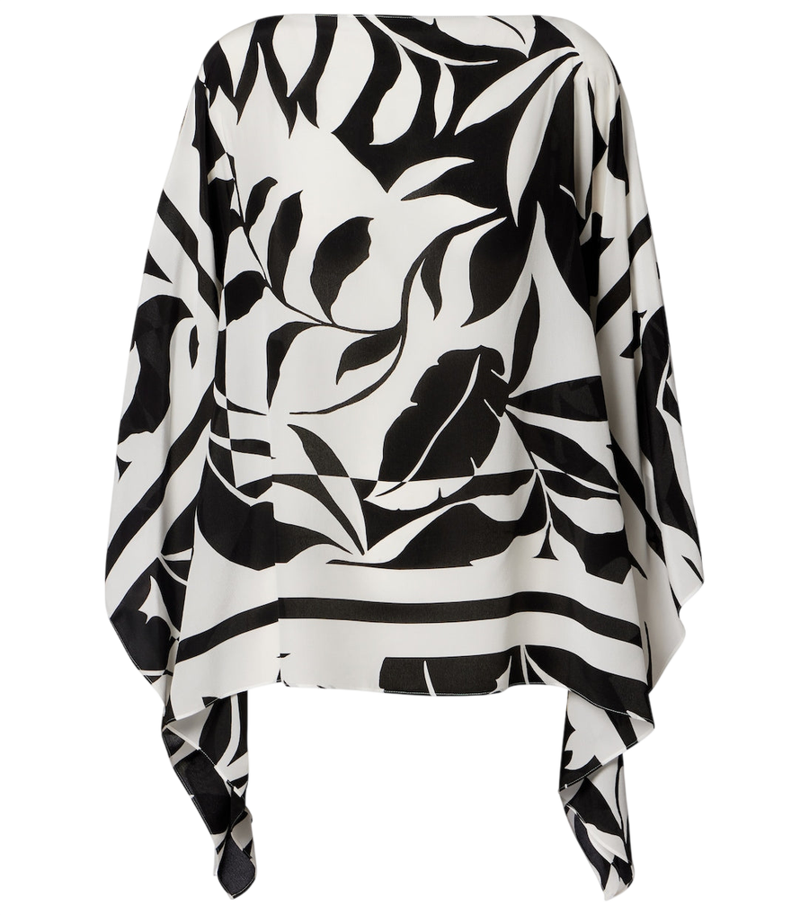 Blusa de seda estampada Ambuto de Max Mara