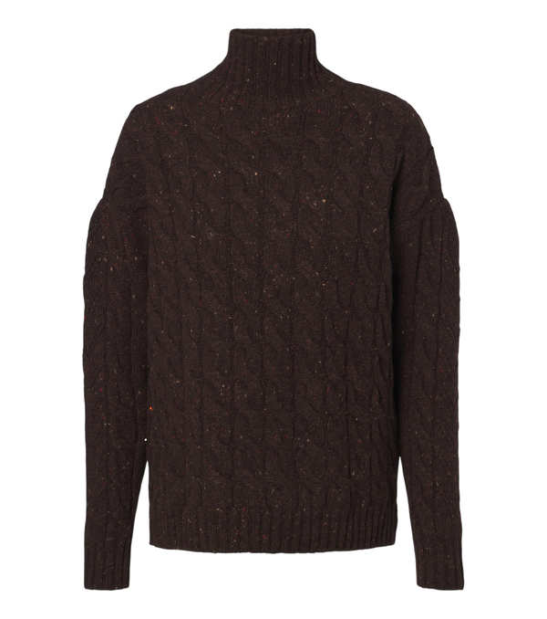 Max Mara Cable-knit wool and cashmere-blend sweater