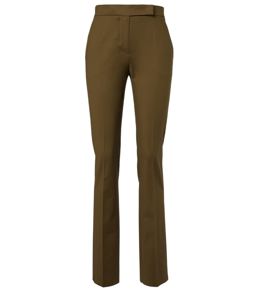 Max Mara Cotton-blend slim pants
