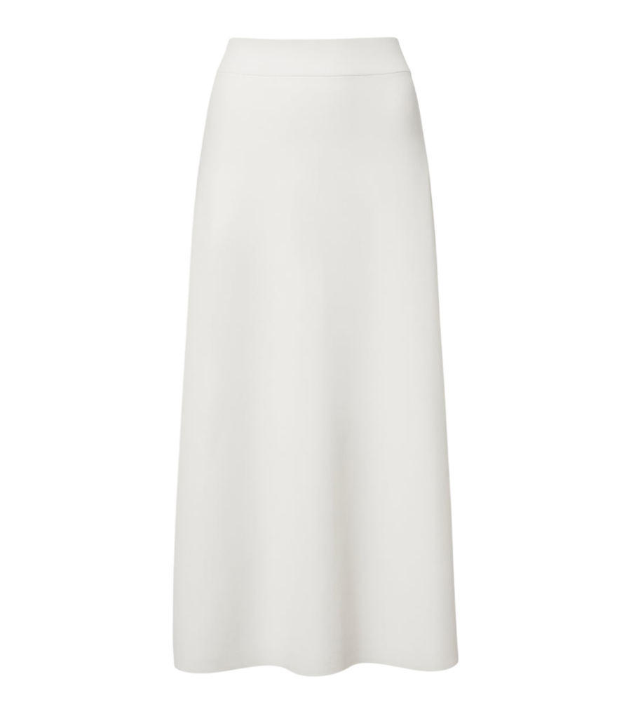 Falda midi de crepé de Max Mara