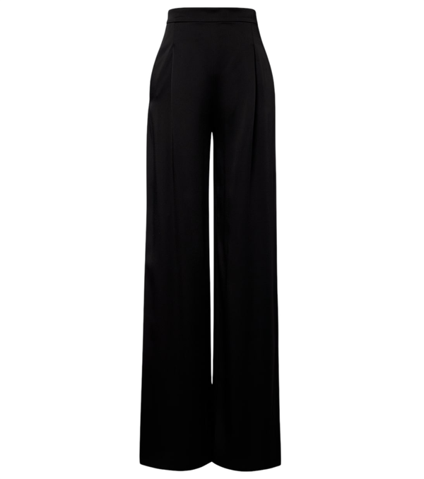 Max Mara Crêpe satin wide-leg pants