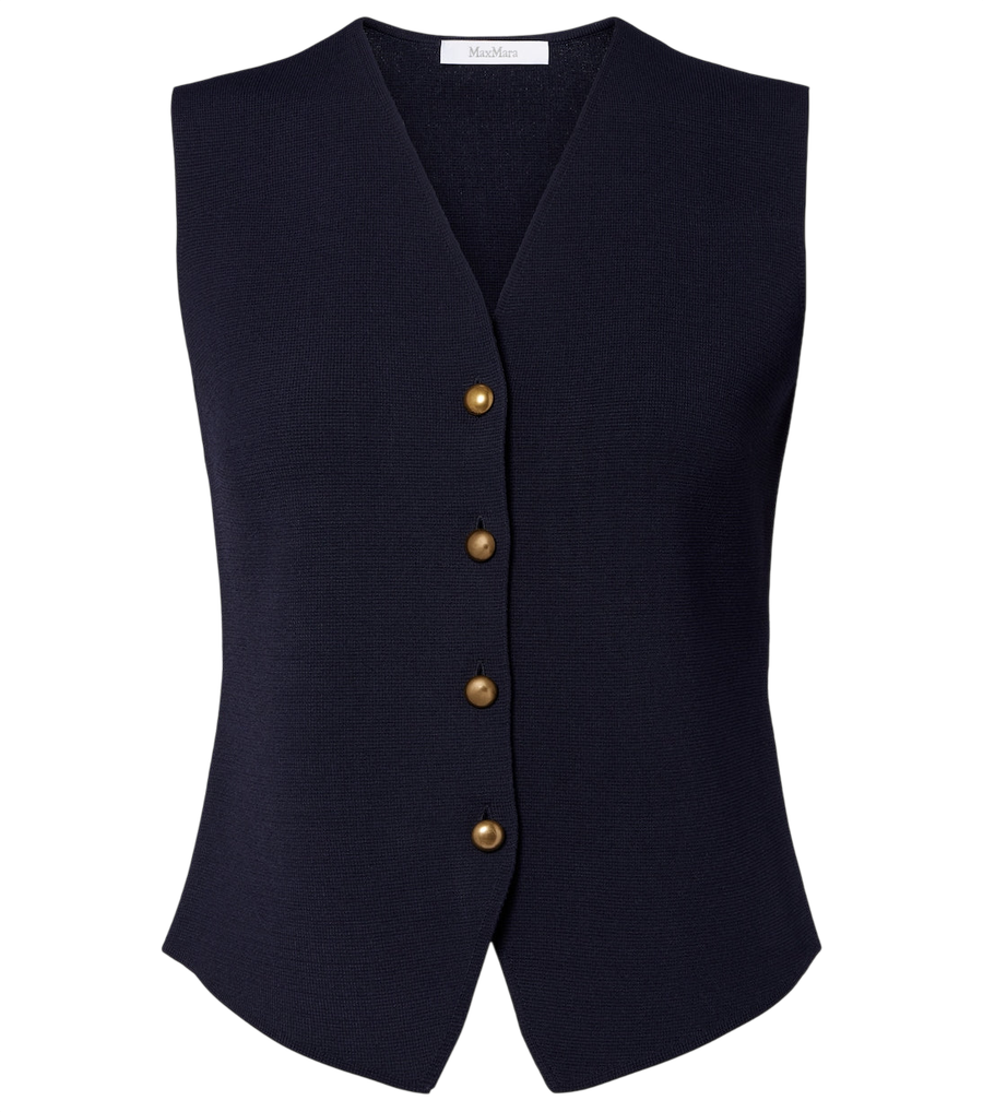 Max Mara Crêpe vest