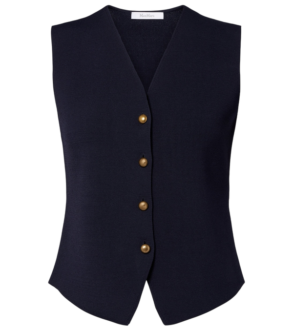 Max Mara Crêpe vest