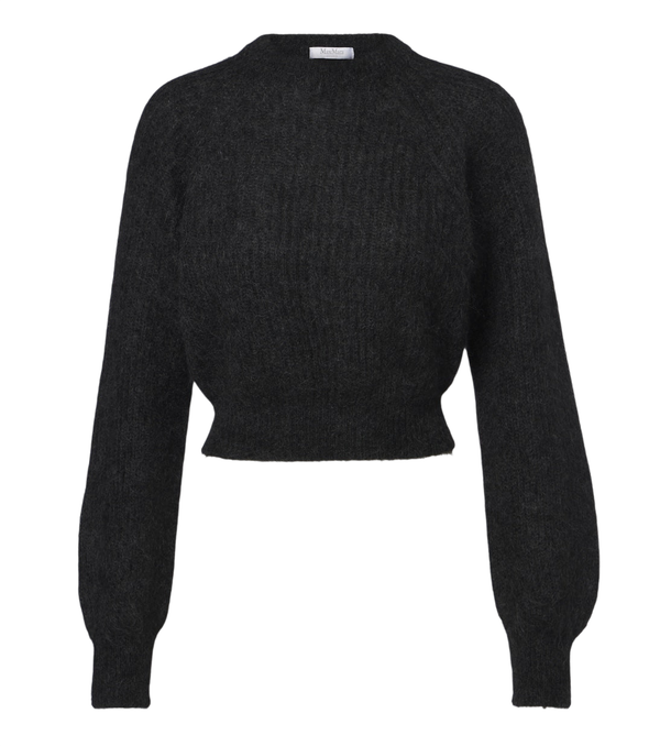 Max Mara Cropped mohair and wool-blend sweater