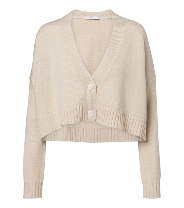 Max Mara Cropped wool and cashmere cardigan