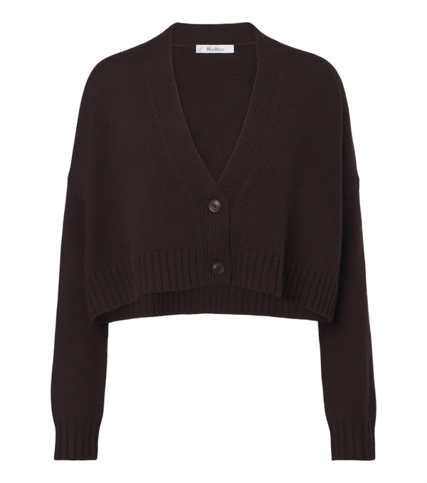 Max Mara Cropped wool and cashmere cardigan