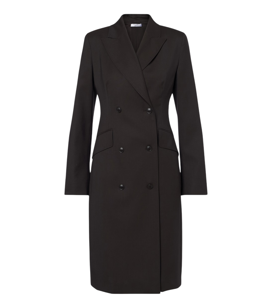 Robe blazer croisée en laine vierge Max Mara