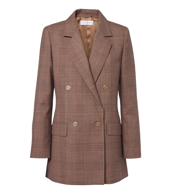 Max Mara Double-breasted virgin wool blazer