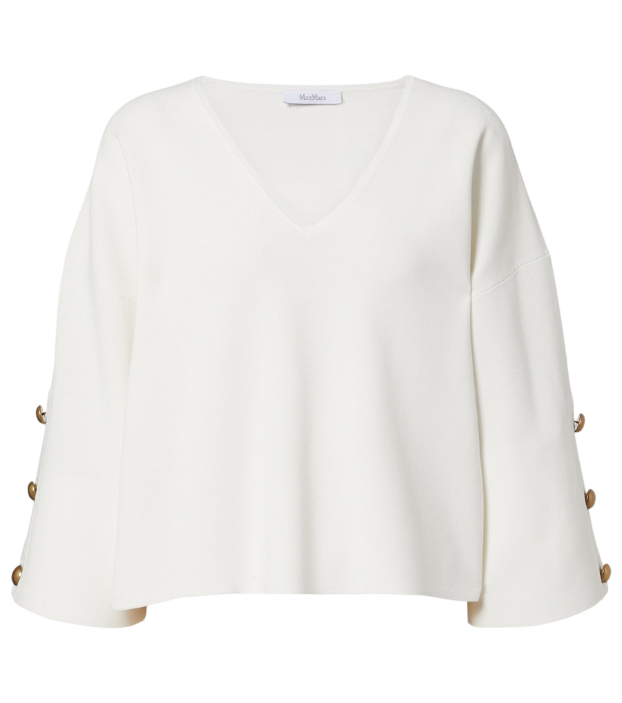Haut en crêpe orné Max Mara