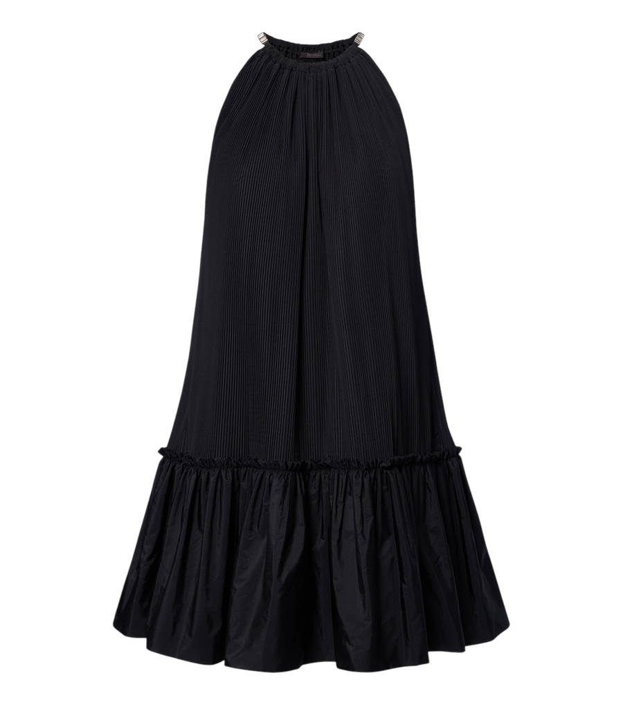 Minivestido con cuello halter y adornos de Max Mara