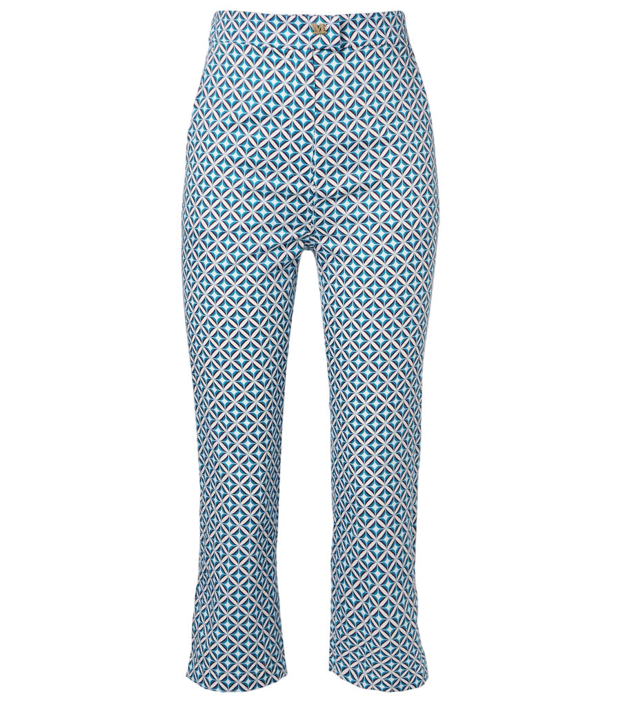 Max Mara Facella printed cotton wide-leg jeans