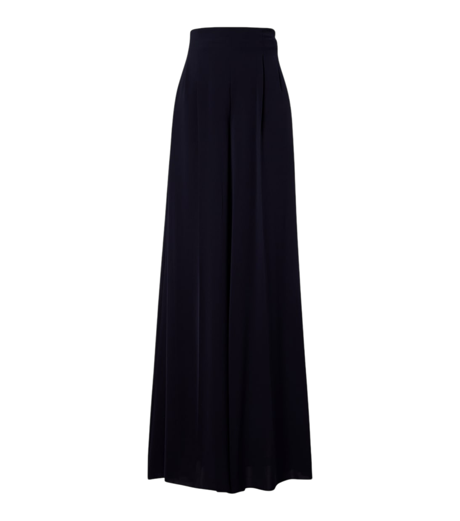 Max Mara High-rise cady wide-leg pants