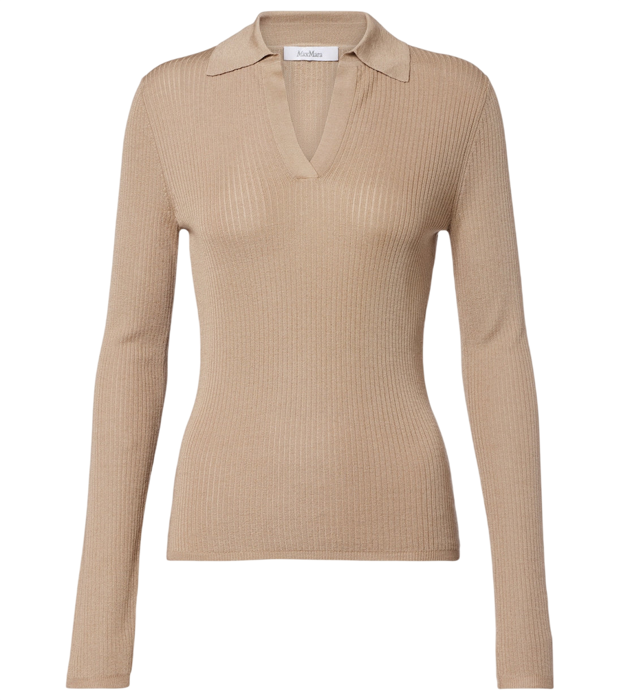 Top de punto de seda y cachemir de Max Mara