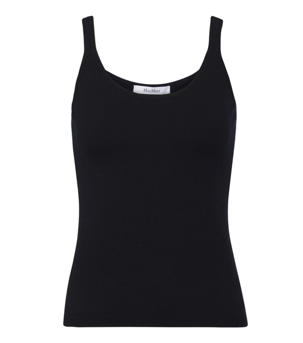 Max Mara Knitted wool-blend tank top