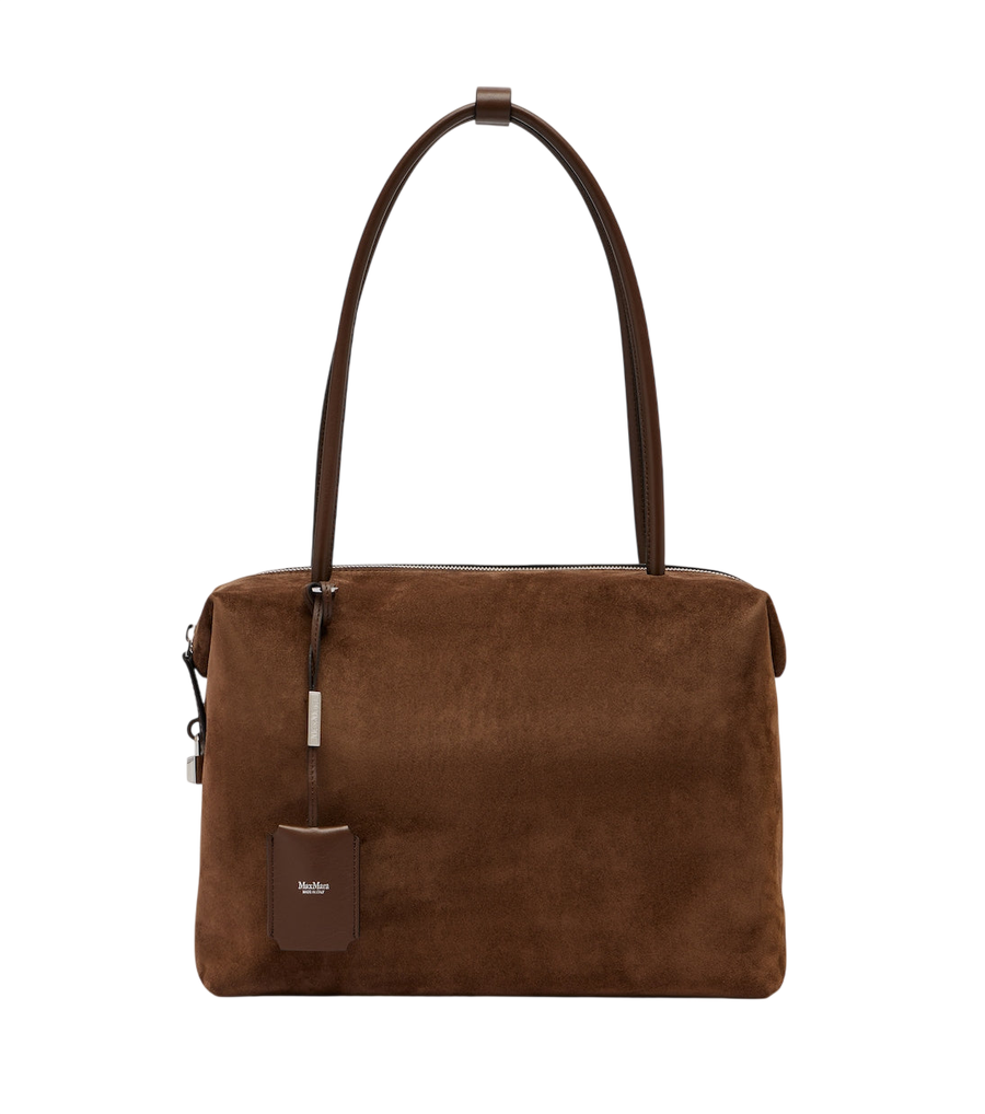 Max Mara Large suede shoulder bag