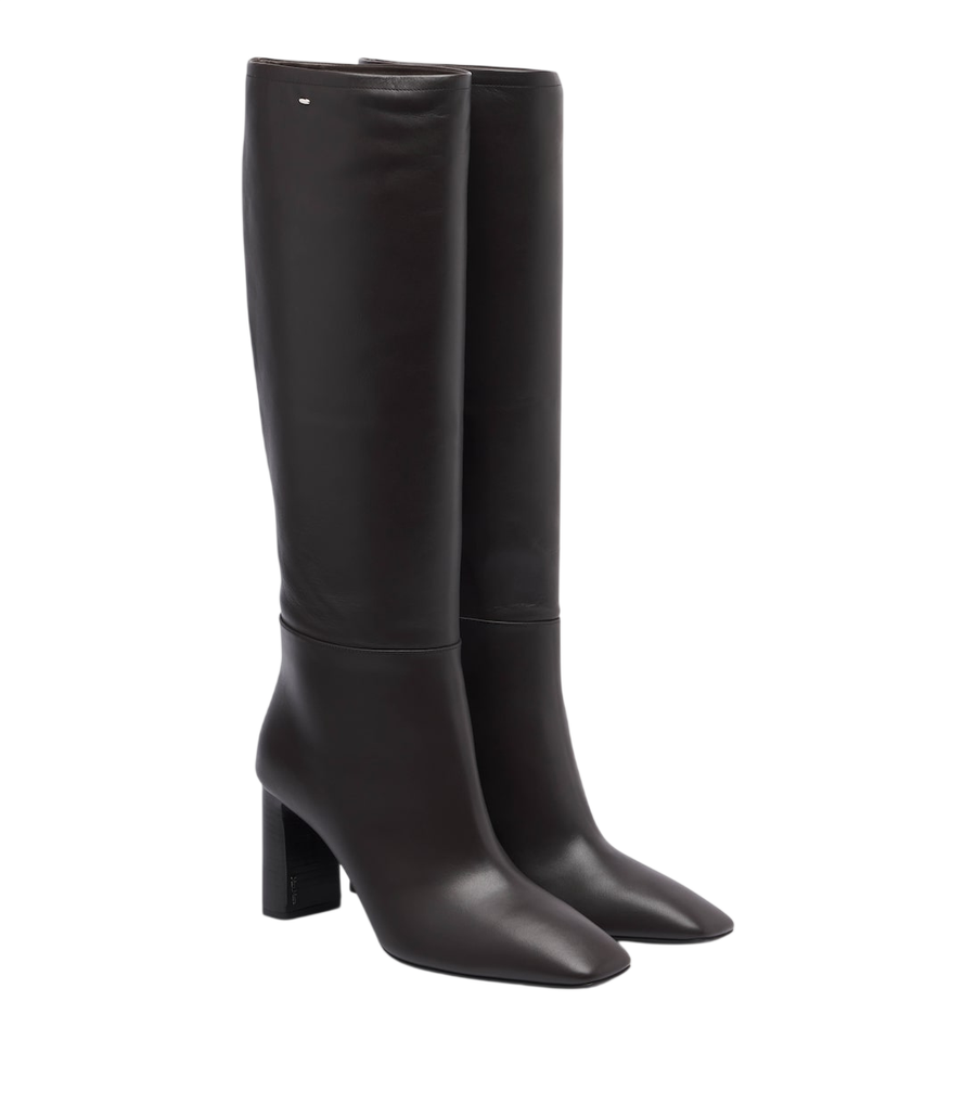 Max Mara Leather knee-high boots