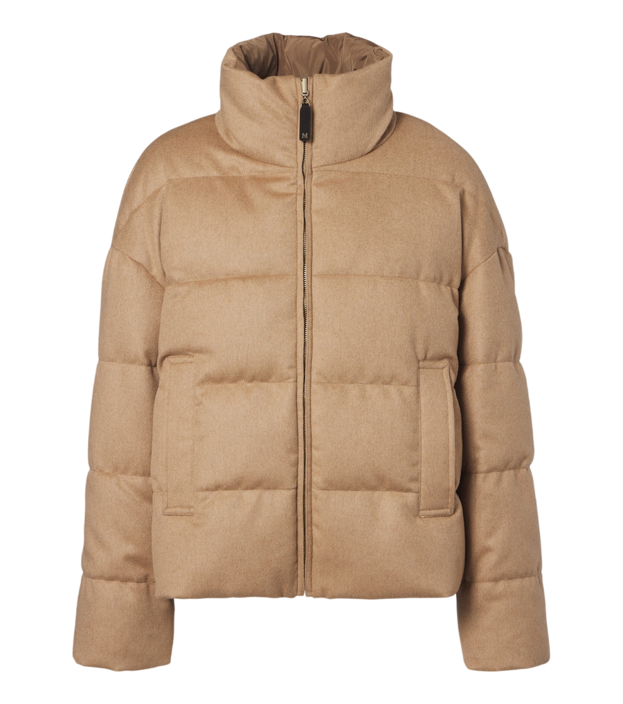 Max Mara Reversible camel hair down jacket