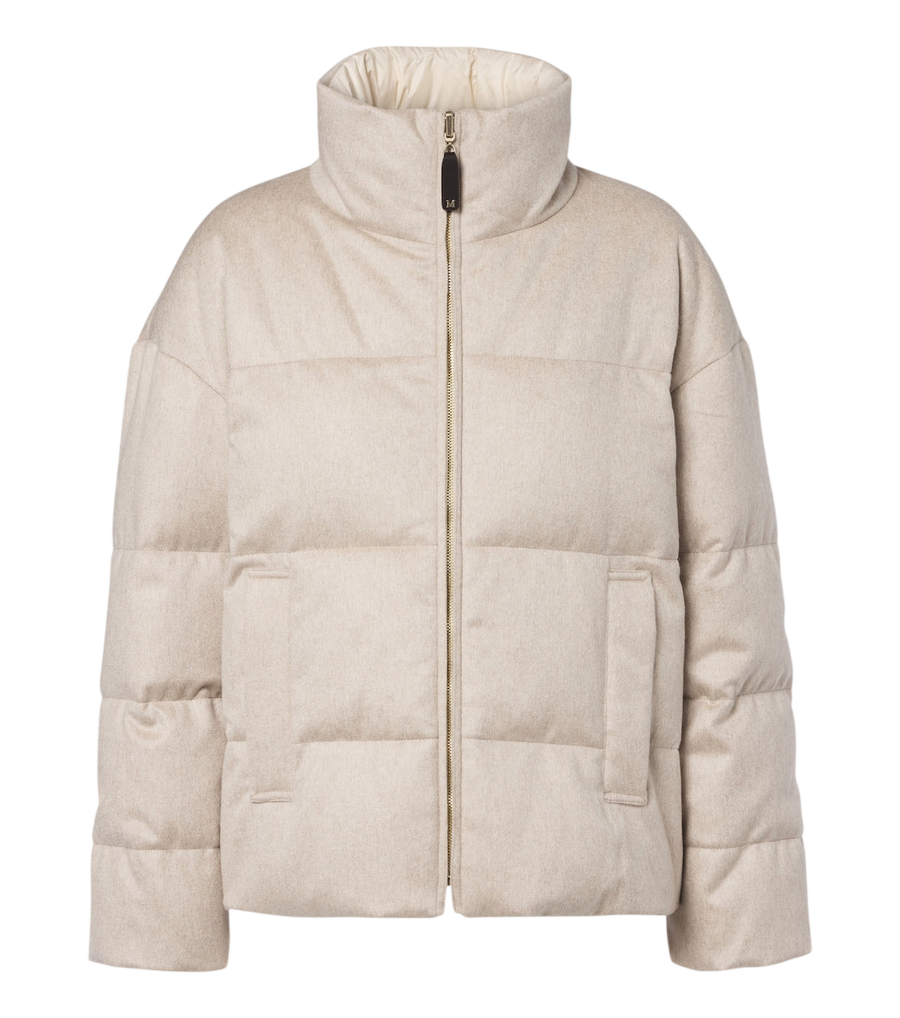 Max Mara Reversible cashmere down jacket