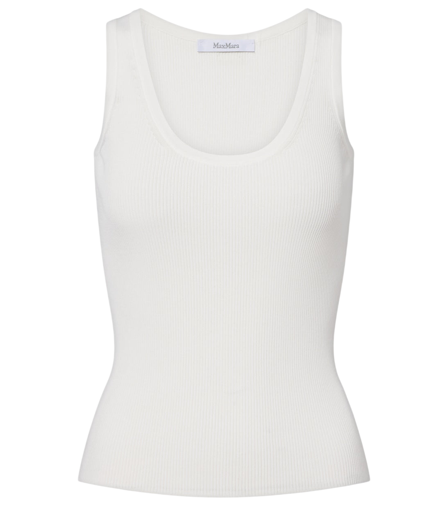 Camiseta de tirantes de punto canalé de Max Mara