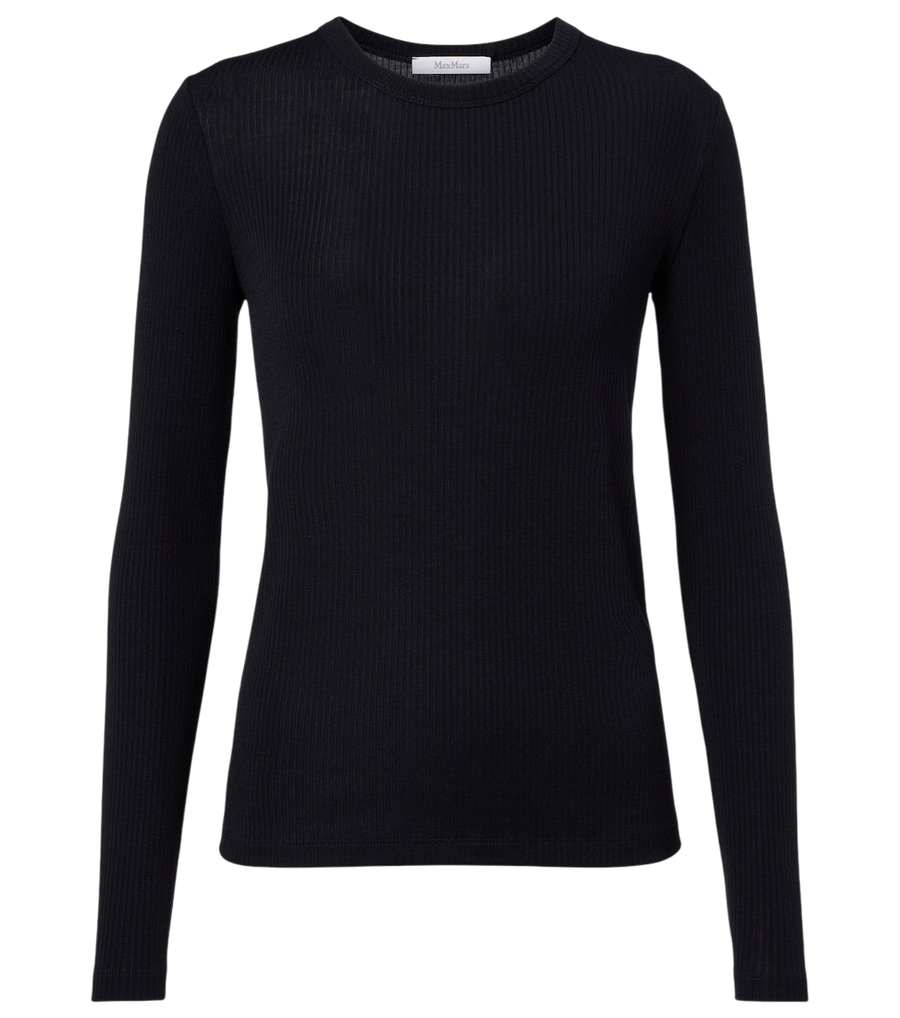 Camiseta de punto acanalado de Max Mara