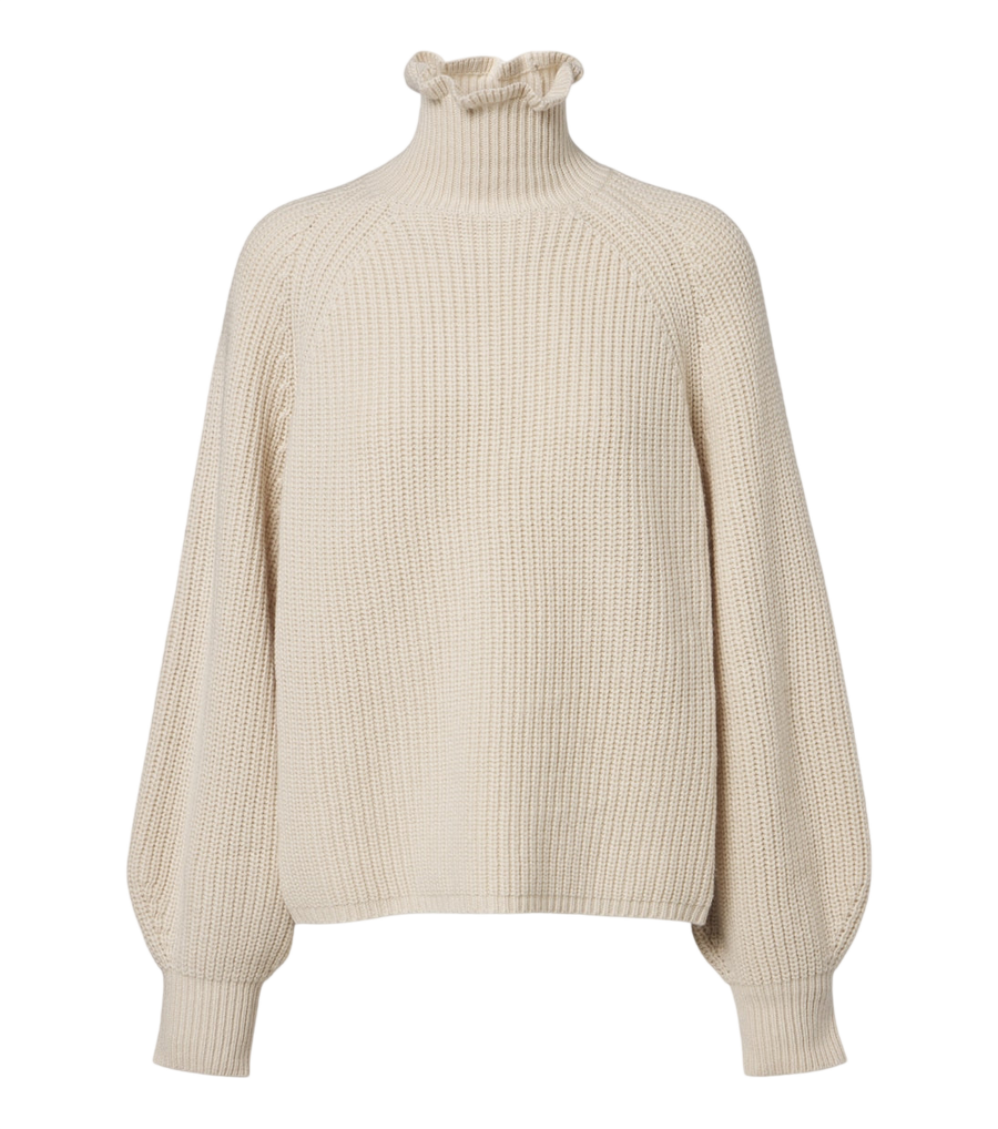 Max Mara Ribbed-knit wool and cashmere sweater