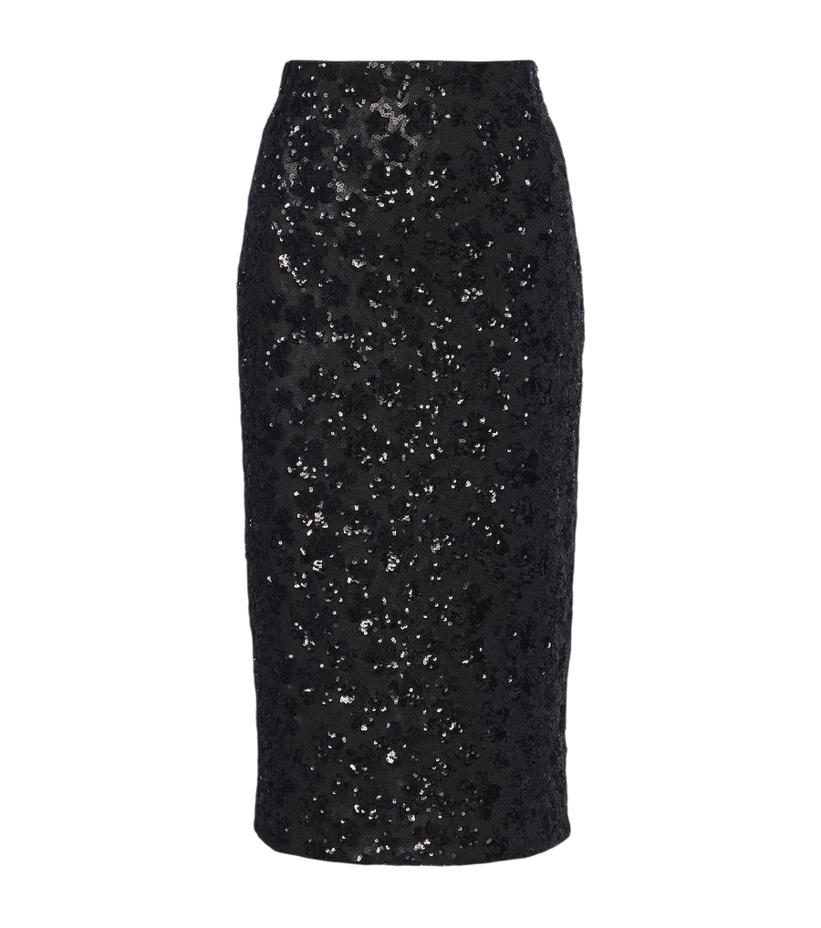 Falda lápiz de lentejuelas de Max Mara