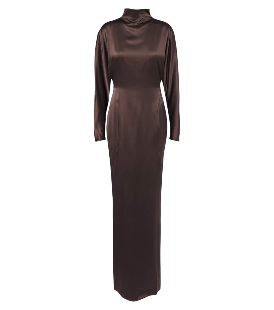 Max Mara Abito da sera in satin di seta