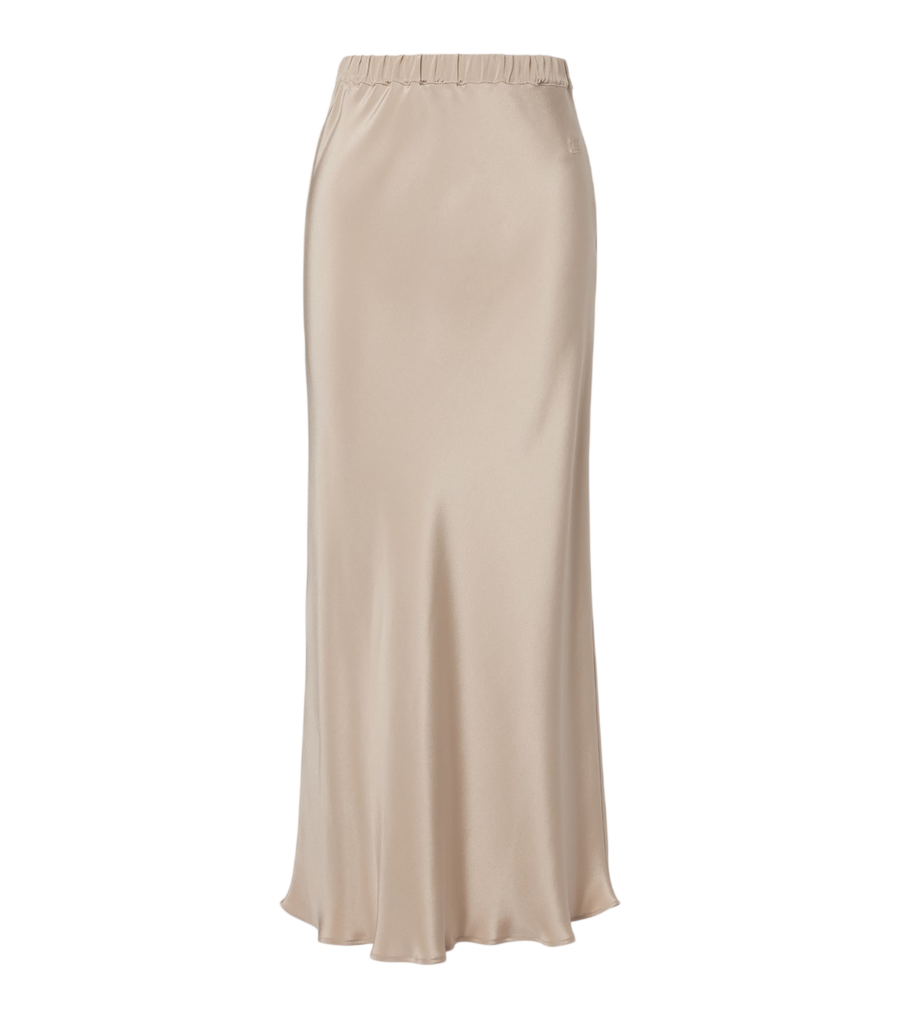 Max Mara Silk satin slip skirt